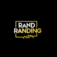 random things logo idea black and gold